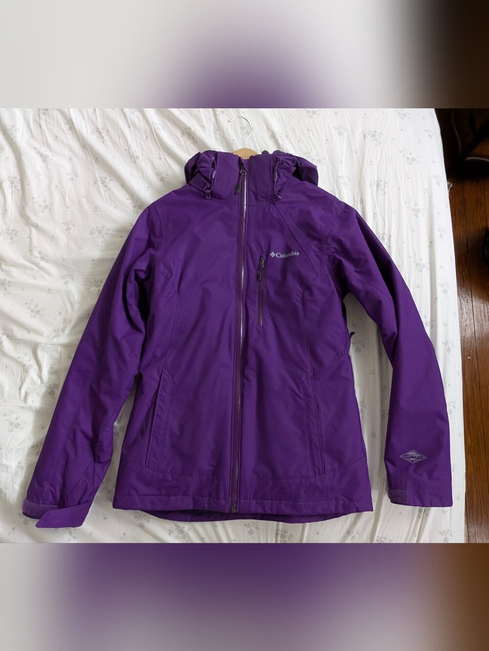 Columbia Interchangeable 3-in-1 Omni-Tech Waterproof Hooded Jacket Women’s XS